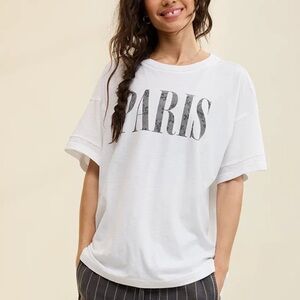 Aerie White Graphic Tee